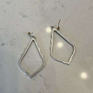 Silver Kendra Scott earrings